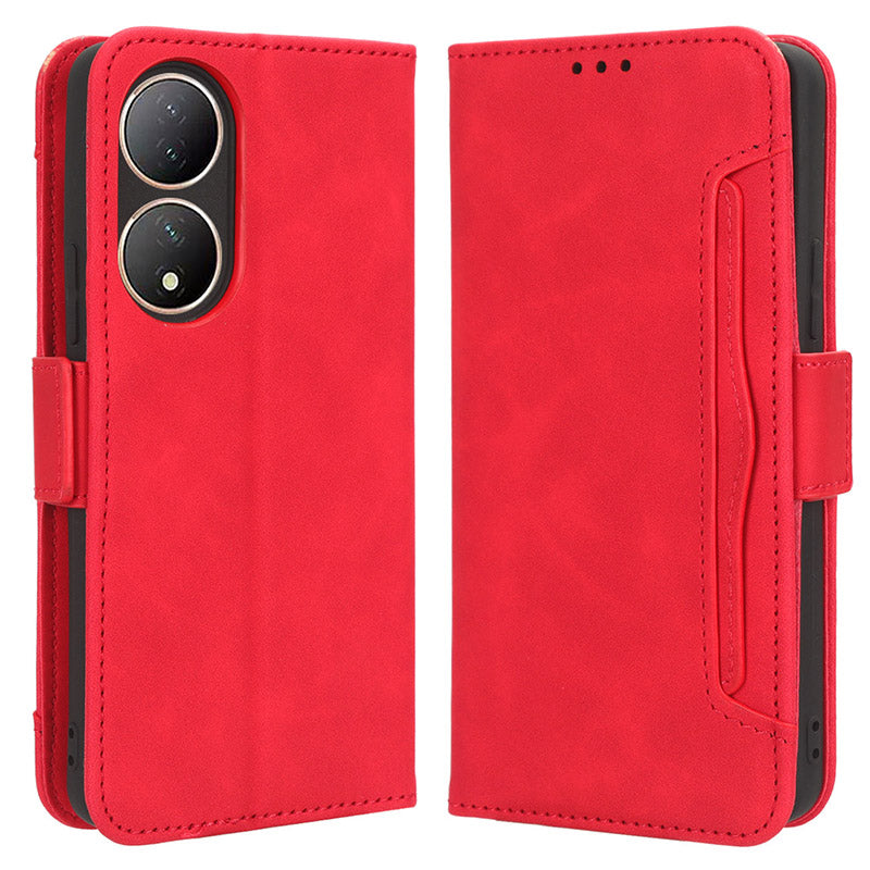 For vivo Y100 5G / T2 5G Multiple Card Slots Drop-proof PU Leather Phone Case Stand Wallet Cover