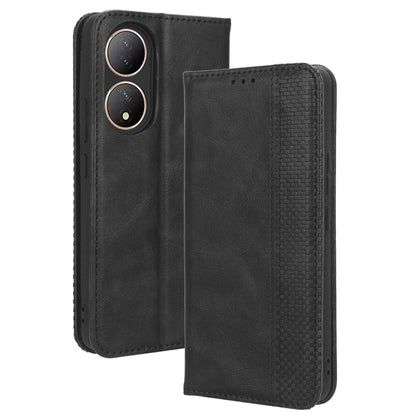 For vivo Y100 5G / T2 5G Magnetic Closing PU Leather Anti-drop Case Stand Wallet Phone Cover