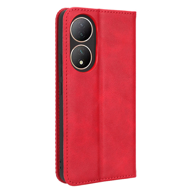 For vivo Y100 5G / T2 5G Magnetic Closing PU Leather Anti-drop Case Stand Wallet Phone Cover