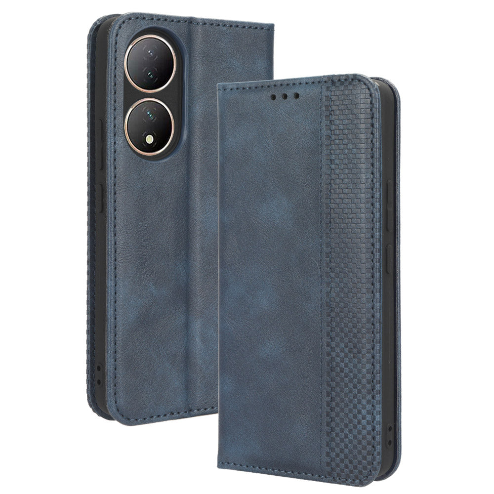 For vivo Y100 5G / T2 5G Magnetic Closing PU Leather Anti-drop Case Stand Wallet Phone Cover