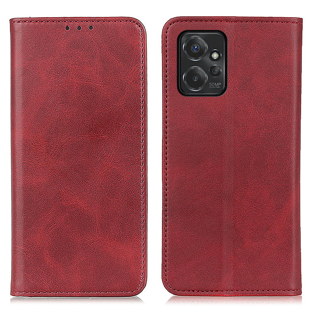 For Motorola Moto G Power 5G Wallet Stand Phone Case Split Leather + TPU Cell Phone Cover