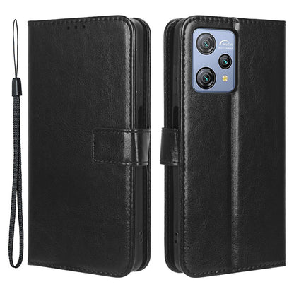 Wallet Case for Blackview A53 / A53 Pro PU Leather Crazy Horse Texture Phone Cover with Stand