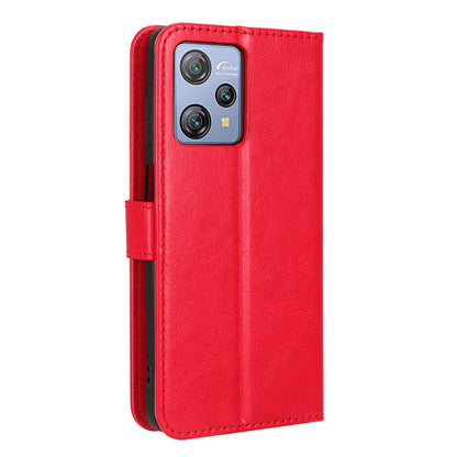 Wallet Case for Blackview A53 / A53 Pro PU Leather Crazy Horse Texture Phone Cover with Stand