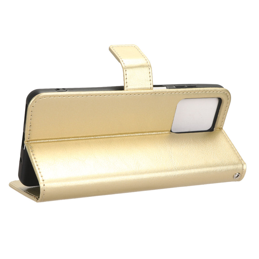 Wallet Case for Blackview A53 / A53 Pro PU Leather Crazy Horse Texture Phone Cover with Stand