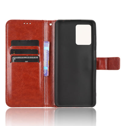 Wallet Case for Blackview A53 / A53 Pro PU Leather Crazy Horse Texture Phone Cover with Stand