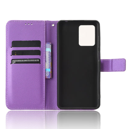 Diamond Texture Shell for Blackview A53 / A53 Pro PU Leather Wallet Case Flip Stand Phone Cover