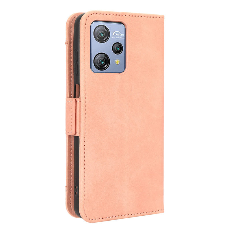 For Blackview A53 / A53 Pro Multiple Card Slots Leather Phone Case Drop-proof Stand Wallet Cover