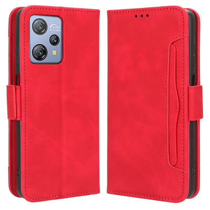 For Blackview A53 / A53 Pro Multiple Card Slots Leather Phone Case Drop-proof Stand Wallet Cover