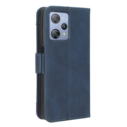 For Blackview A53 / A53 Pro Multiple Card Slots Leather Phone Case Drop-proof Stand Wallet Cover