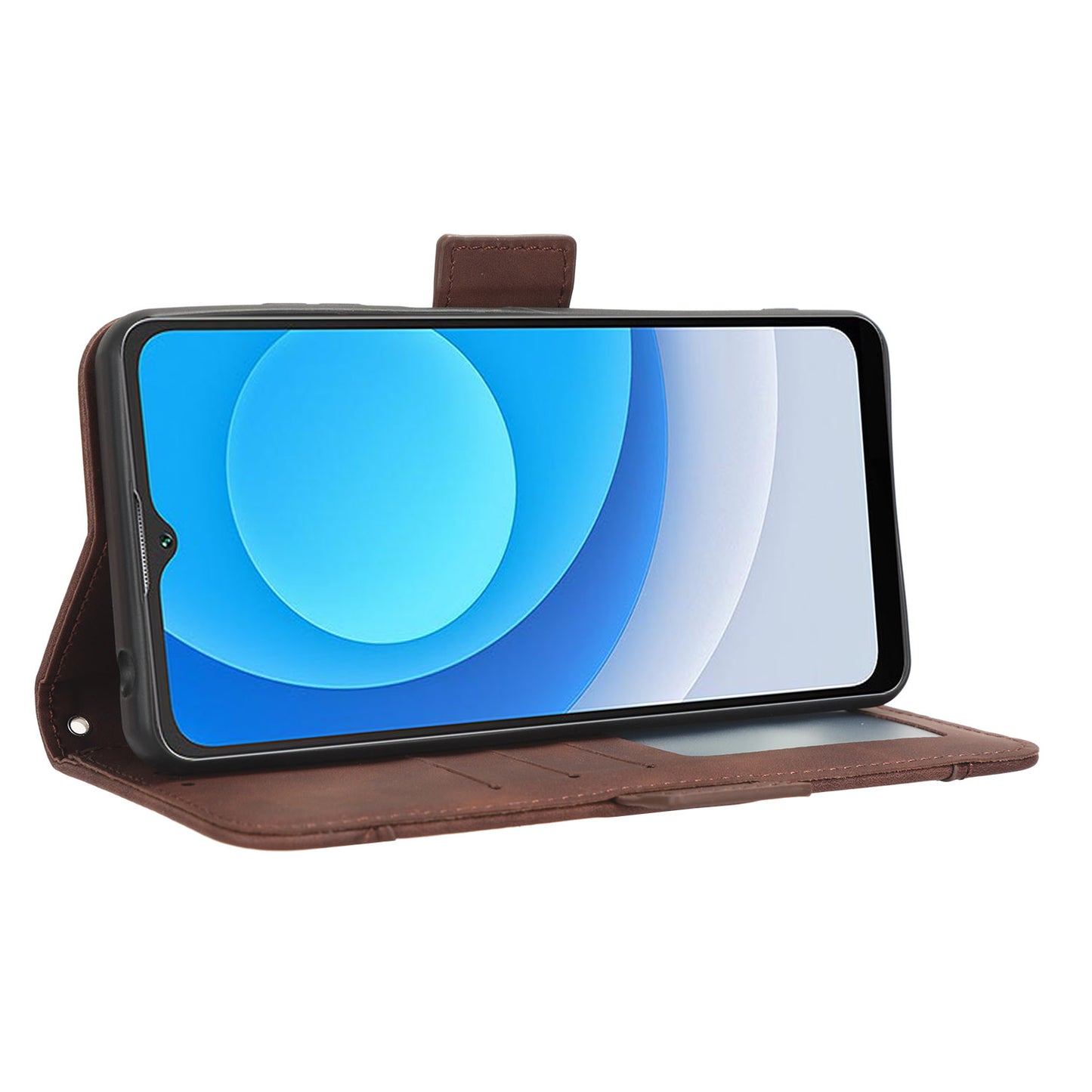 For Blackview A53 / A53 Pro Multiple Card Slots Leather Phone Case Drop-proof Stand Wallet Cover