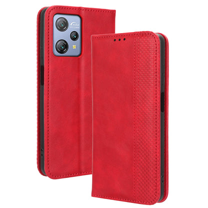 For Blackview A53 / A53 Pro Vintage PU Leather Magnetic Case Stand Wallet Flip Phone Cover