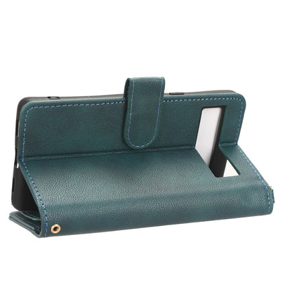 For Google Pixel 7a Zipper Pocket Leather Wallet Phone Case Cellphone Cover with Stand