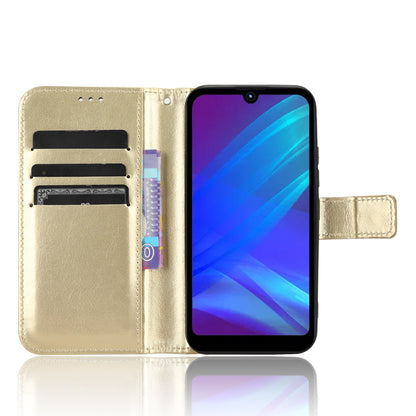 For Itel A26 PU Leather Wallet Case Crazy Horse Texture Phone Cover with Stand