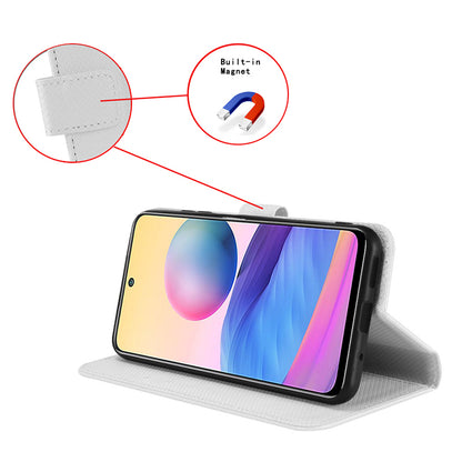 Diamond Texture Shell for Itel A26 PU Leather Wallet Folio Flip Case Stand Phone Cover