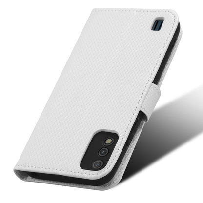 Diamond Texture Shell for Itel A26 PU Leather Wallet Folio Flip Case Stand Phone Cover