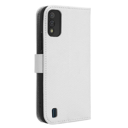 Diamond Texture Shell for Itel A26 PU Leather Wallet Folio Flip Case Stand Phone Cover