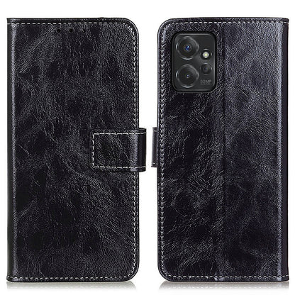 For Motorola Moto G Power 5G Wallet Stand Phone Leather Case Retro Crazy Horse Texture Phone Cover