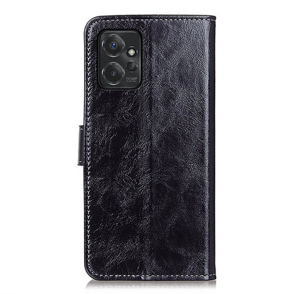 For Motorola Moto G Power 5G Wallet Stand Phone Leather Case Retro Crazy Horse Texture Phone Cover