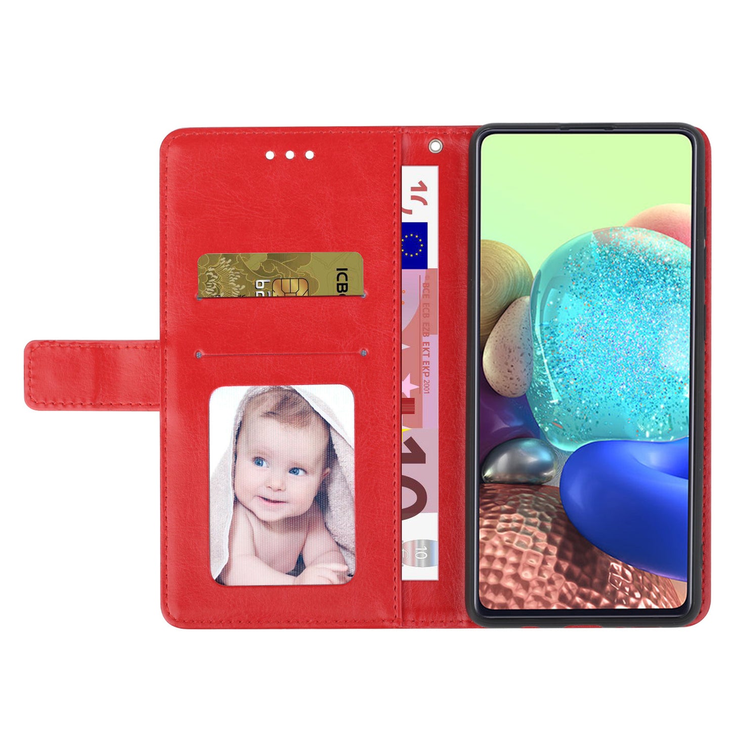 HT01 PU Leather Wallet Case for Xiaomi Poco F5 5G / Redmi Note 12 Turbo , Y-shaped Line Imprinted Stand Phone Cover