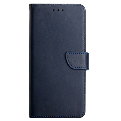 HT02 Stand Phone Case for Xiaomi Poco F5 5G / Redmi Note 12 Turbo , Genuine Cow Leather Nappa Texture Wallet Flip Cover