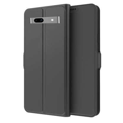 Card Holder Phone Case for Google Pixel 7a , PU Leather + TPU Full Protection Stand Cover