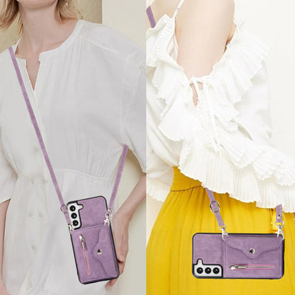 For Samsung Galaxy S22 5G Phone Case Kickstand RFID Blocking Card Bag PU Leather+TPU Cover