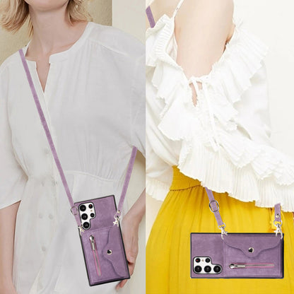 For Samsung Galaxy S22 Ultra 5G PU Leather+TPU Phone Case RFID Blocking Card Bag Cover with Kickstand