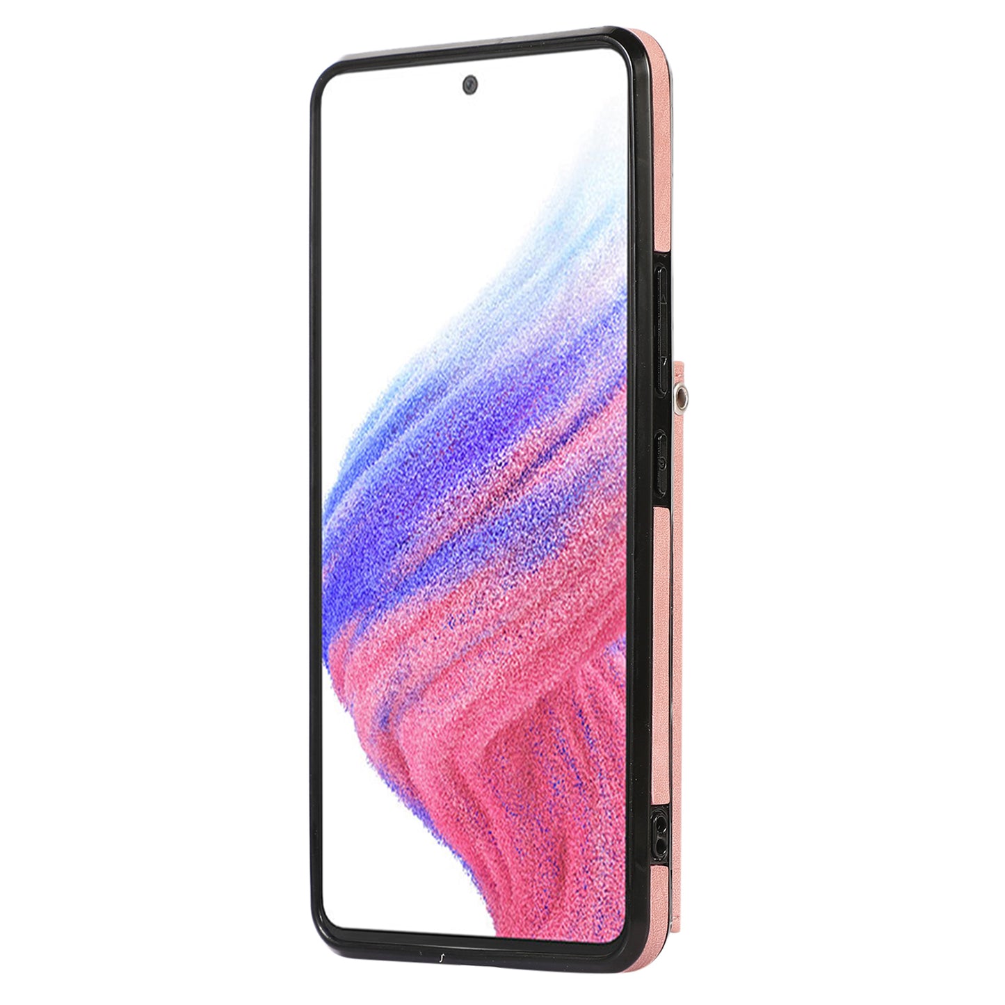 For Samsung Galaxy A52 4G / A52s 5G / A52 5G Smartphone Case RFID Blocking Card Holder Kickstand PU Leather+TPU Cover