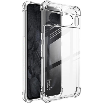 IMAK Clear Case for Google Pixel 8 Pro , Soft TPU Drop Resistant Phone Back Protector Cover