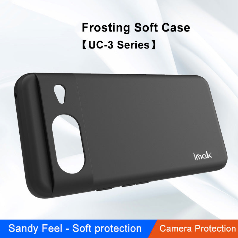 IMAK UC-3 Series Matte Soft Case for Google Pixel 8 , Shockproof TPU Phone Back Cover