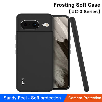 IMAK UC-3 Series Matte Soft Case for Google Pixel 8 , Shockproof TPU Phone Back Cover