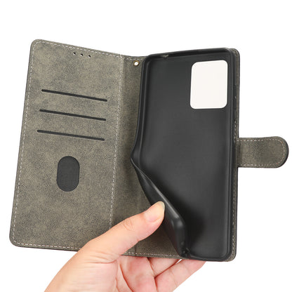 RFID Blocking Wallet Cover for Blackview A53 / A53 Pro , PU Leather Foldable Stand Phone Case with Strap