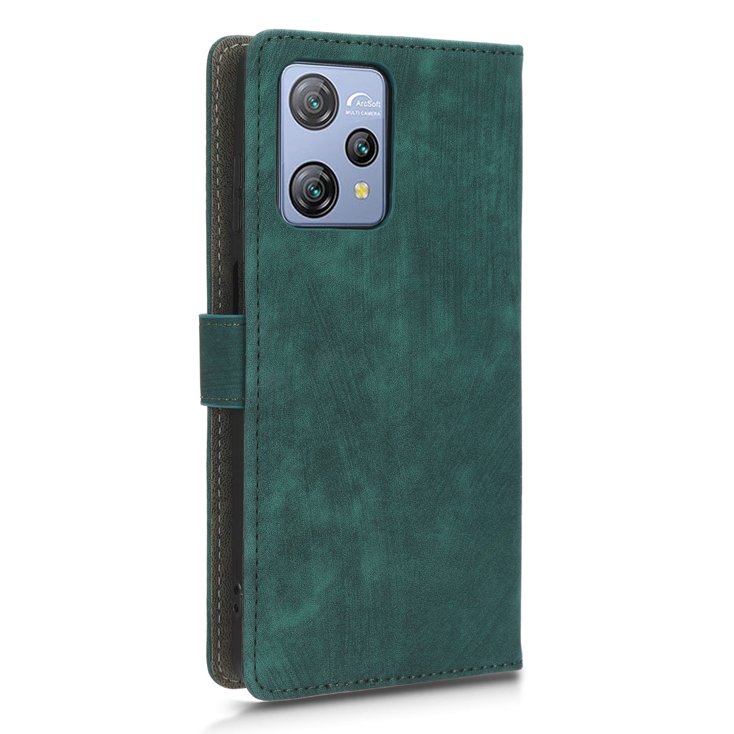RFID Blocking Wallet Cover for Blackview A53 / A53 Pro , PU Leather Foldable Stand Phone Case with Strap