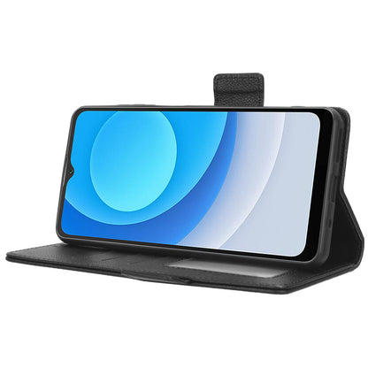 Litchi Texture Leather Case for Blackview A53 / A53 Pro Viewing Stand Phone Wallet Cover