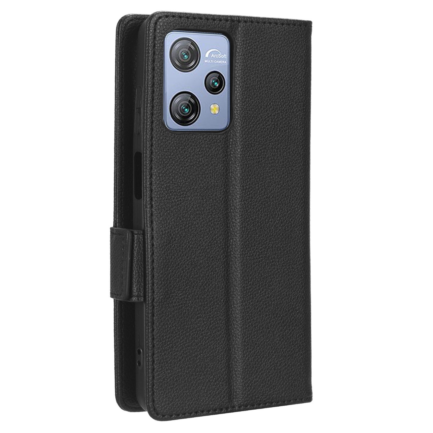 Litchi Texture Leather Case for Blackview A53 / A53 Pro Viewing Stand Phone Wallet Cover