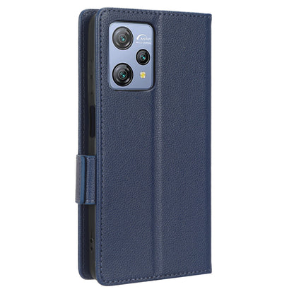 Litchi Texture Leather Case for Blackview A53 / A53 Pro Viewing Stand Phone Wallet Cover