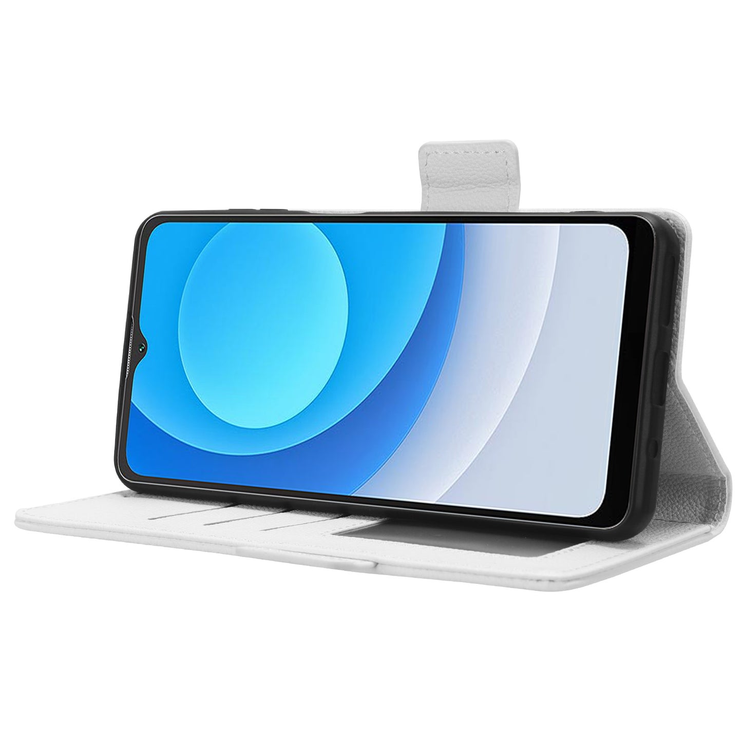 Litchi Texture Leather Case for Blackview A53 / A53 Pro Viewing Stand Phone Wallet Cover