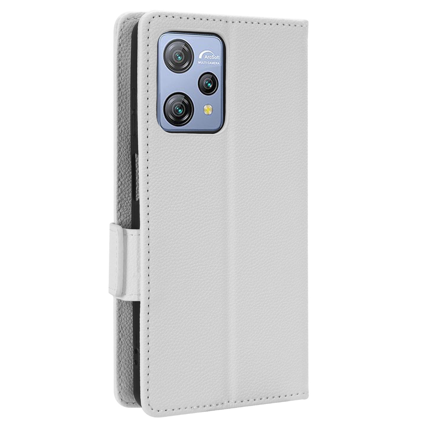 Litchi Texture Leather Case for Blackview A53 / A53 Pro Viewing Stand Phone Wallet Cover