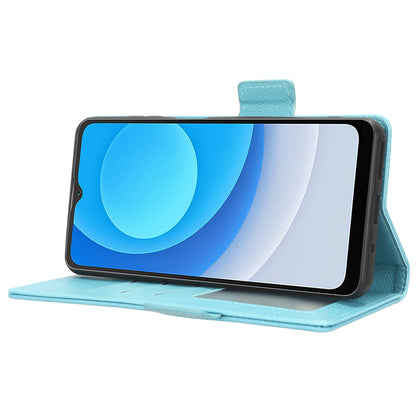 Litchi Texture Leather Case for Blackview A53 / A53 Pro Viewing Stand Phone Wallet Cover