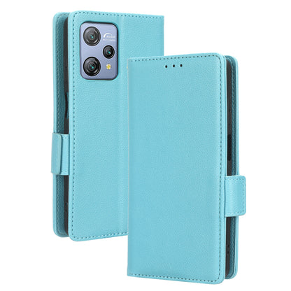 Litchi Texture Leather Case for Blackview A53 / A53 Pro Viewing Stand Phone Wallet Cover