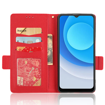 Litchi Texture Leather Case for Blackview A53 / A53 Pro Viewing Stand Phone Wallet Cover