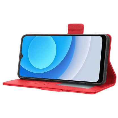 Litchi Texture Leather Case for Blackview A53 / A53 Pro Viewing Stand Phone Wallet Cover