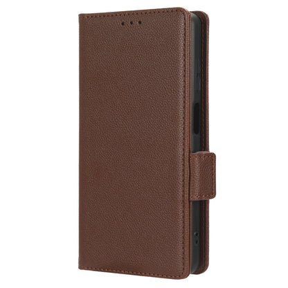 Litchi Texture Leather Case for Blackview A53 / A53 Pro Viewing Stand Phone Wallet Cover