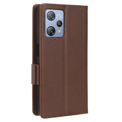 Litchi Texture Leather Case for Blackview A53 / A53 Pro Viewing Stand Phone Wallet Cover