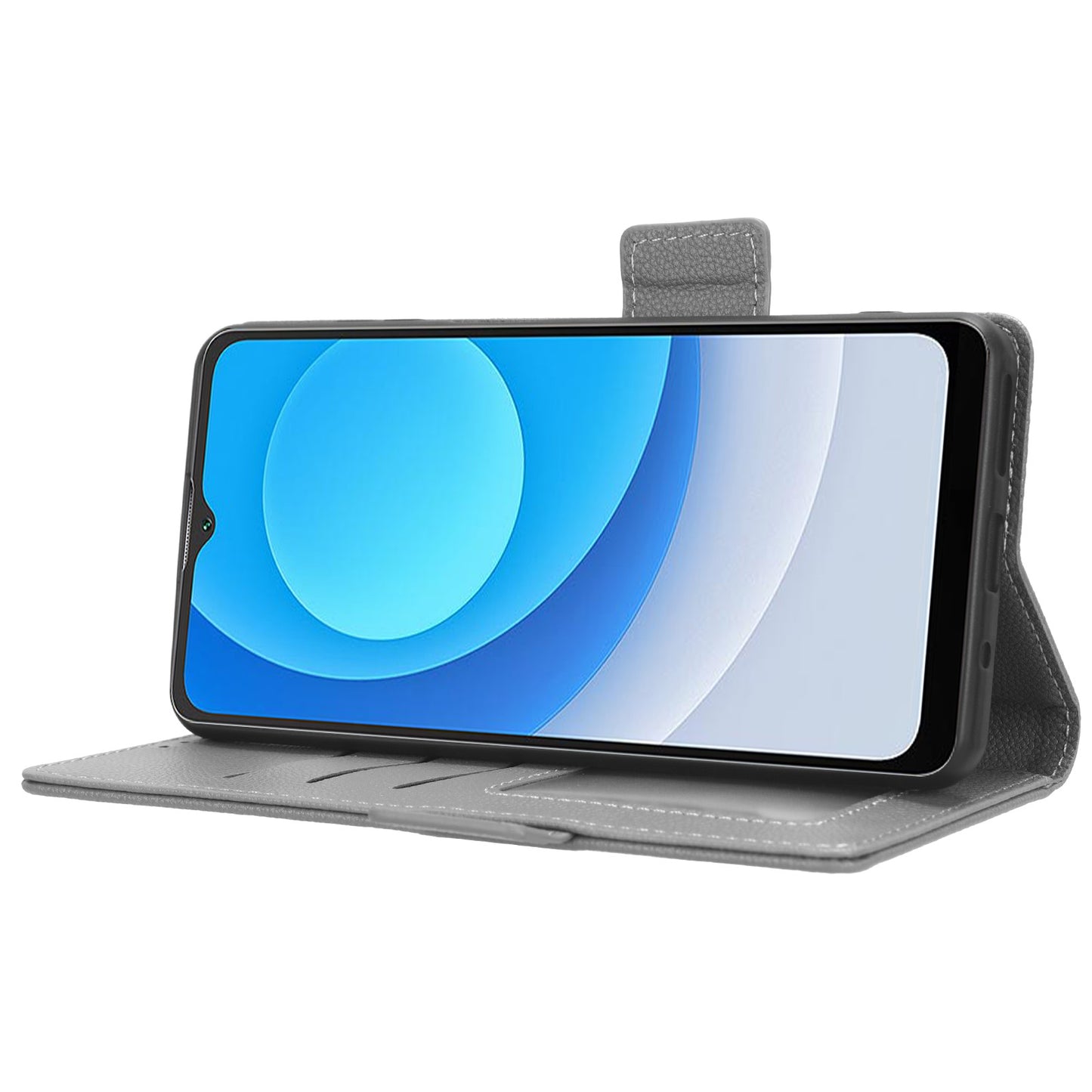 Litchi Texture Leather Case for Blackview A53 / A53 Pro Viewing Stand Phone Wallet Cover