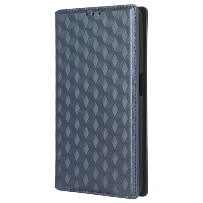 Phone Case for Blackview A53 / A53 Pro Stand Wallet PU Leather Rhombus Imprinted Anti-drop Cover