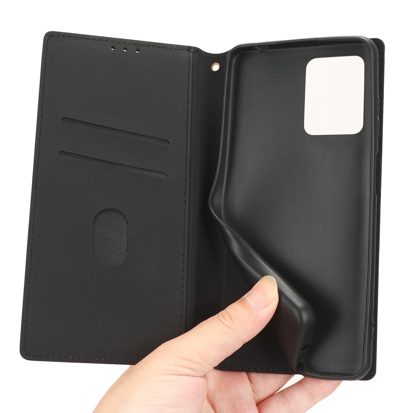 Phone Case for Blackview A53 / A53 Pro Stand Wallet PU Leather Rhombus Imprinted Anti-drop Cover