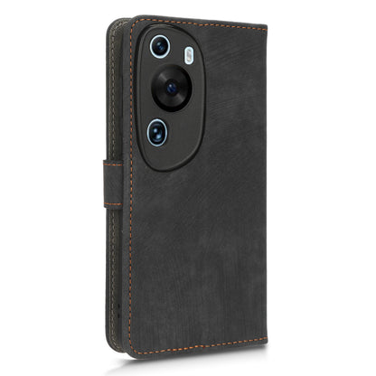 PU Leather Wallet Cover for Huawei P60 Art , RFID Blocking Phone Stand Case with Strap