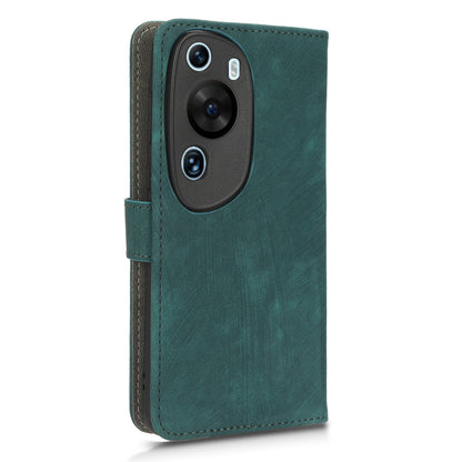 PU Leather Wallet Cover for Huawei P60 Art , RFID Blocking Phone Stand Case with Strap