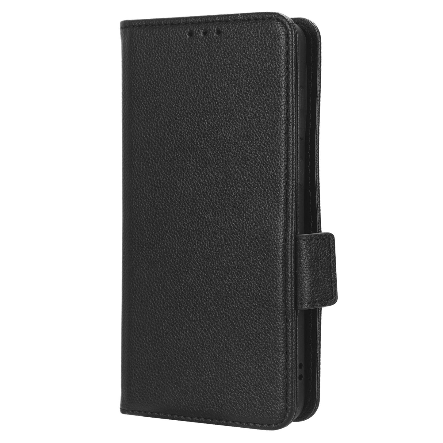 Litchi Texture Leather Case for Huawei P60 Art Scratch Proof Stand Phone Wallet Cover
